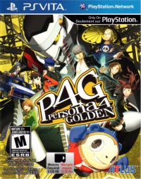 Persona 4 Golden Playstation 4 US box art